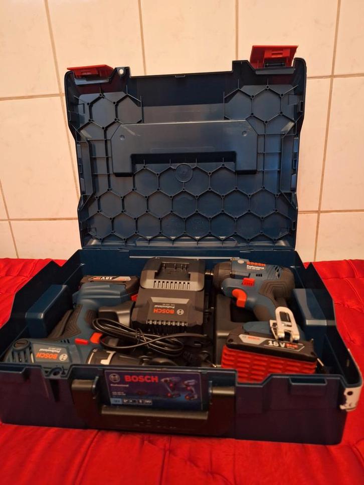 Visseuse et Visseuse à choc  Bosch bleue Professionn18v neuf, Bricolage & Construction, Boîtes à outils, Enlèvement