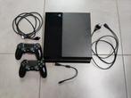 Playstation 4 500GB met 2 controllers, Games en Spelcomputers, Met 2 controllers, Gebruikt, Ophalen of Verzenden