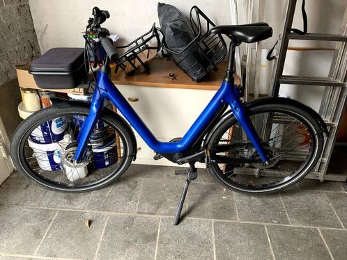 Vélo électrique bleu MUTO, Fietsen en Brommers, Elektrische fietsen, Gebruikt, Overige merken, 30 tot 50 km per accu, Ophalen