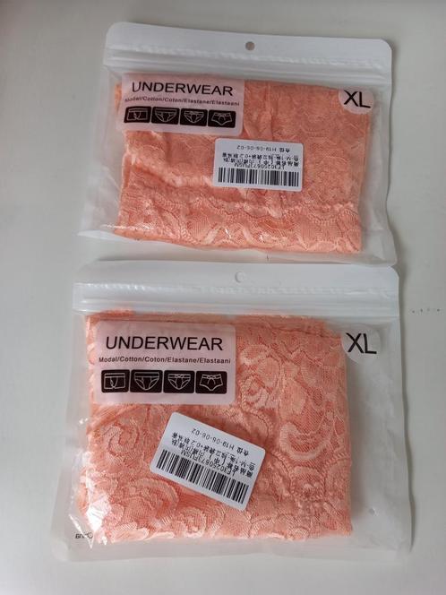 2 NIEUWE corrigerende kanten Slipjes, maat XL, Kleding | Dames, Ondergoed en Lingerie, Ophalen