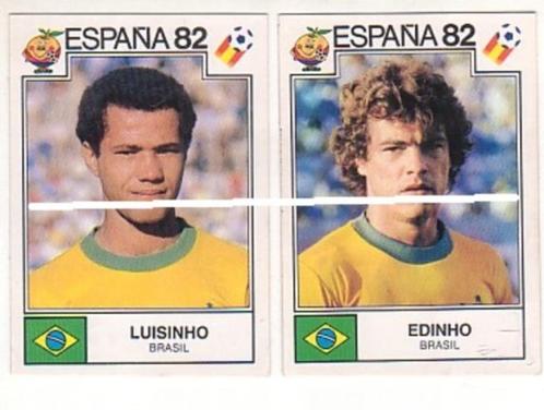 Panini/Espana 82/Brésil/2 autocollants, Collections, Articles de Sport & Football, Comme neuf, Affiche, Image ou Autocollant, Envoi