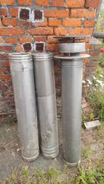 Dubbelwandige Inox Rookgas Afvoer, Doe-het-zelf en Bouw, Ophalen, Gebruikt, Inox, Afvoer