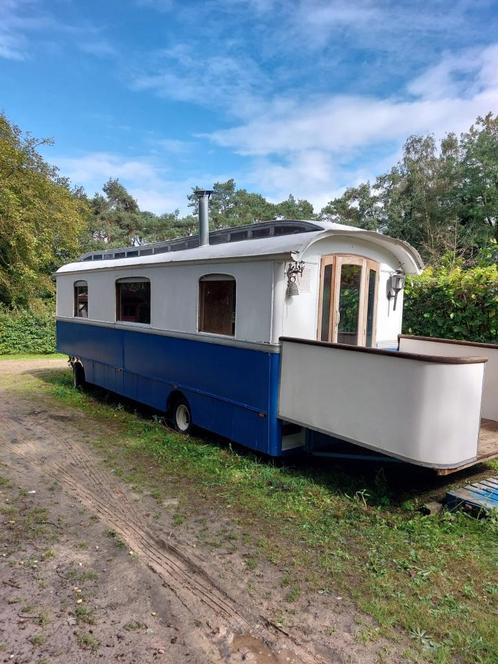 Buggenhoutse woonwagen, pipowagen, Caravans en Kamperen, Stacaravans, Ophalen