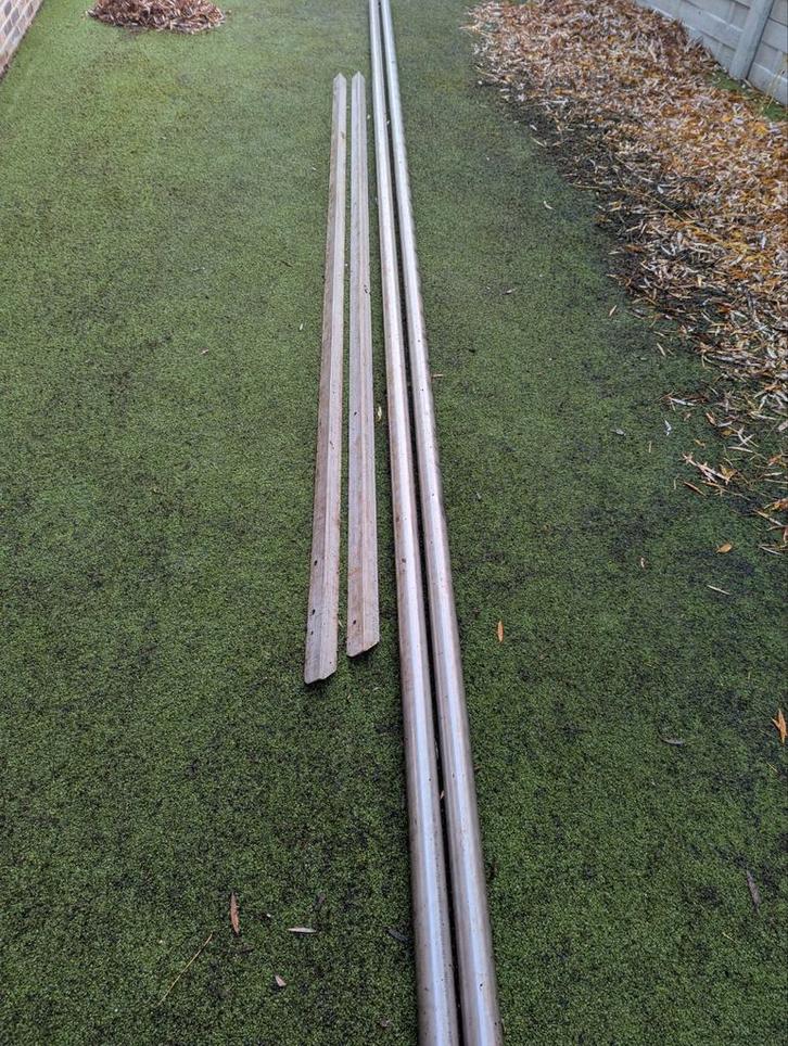 Tubes et cornières en inox, Bricolage & Construction, Quincaillerie & Fixations, Inox, Enlèvement