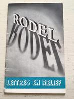 Rodel, lettres en relief, catalogus, Ophalen of Verzenden