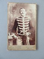 militaire foto CDV  1890 - 1914 Ch. Gallade Mons Bergen, Verzamelen, Verzenden, Overige soorten, Foto of Poster