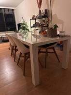 4 stoelen + eettafel Ikea, Enlèvement, Utilisé, 4 à 6 chaises