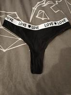 Zwarte string, Kleding | Dames, Ondergoed en Lingerie, Verzenden, String