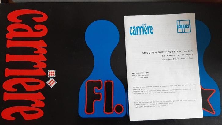 Vintage spel carrière, Hobby en Vrije tijd, Gezelschapsspellen | Bordspellen, Gebruikt, Vijf spelers of meer, Ophalen of Verzenden