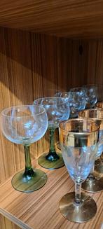 Vintage glazen ~ wisselende voorraad ~ prijs/glas, Ophalen, Gebruikt, ., .