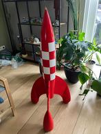 Raket Kuifje aroutcheff in hout 106 cm met beschadigingen, Verzamelen, Stripfiguren, Kuifje