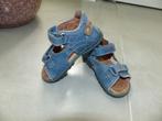 Blauwe lederen sandalen - maat 23 - prima staat, Kinderen en Baby's, Gebruikt, Schoenen, Ophalen of Verzenden, Jongen