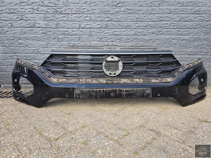 VW T-Roc 2017-2020 Voorbumper Bumper Grille 6xPDC Origineel!, Auto-onderdelen, Carrosserie, Bumper, Volkswagen, Gebruikt