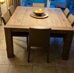 Uittrekbare Eettafel Henders en Hazel, 150 à 200 cm, Cinq personnes ou plus, Comme neuf, 100 à 150 cm