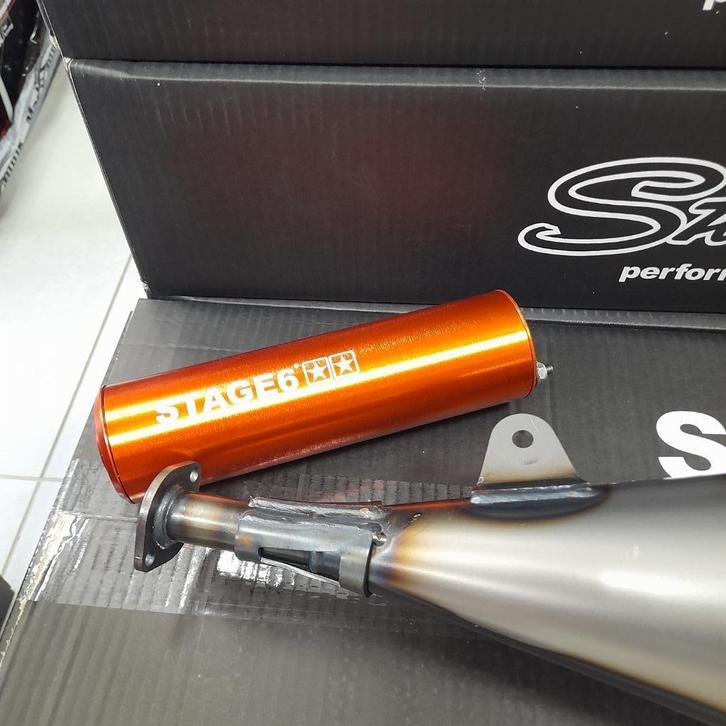 Wallaroo Stage6 Streetrace Uitlaat, Fietsen en Brommers, Brommers | Tuning en Styling, Nieuw, Ophalen