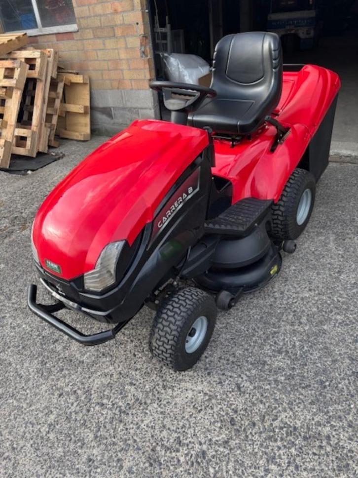 zitmaaier Sentar (Stiga) Carrera B 20pk B&S maaidek 102cm, Tuin en Terras, Zitmaaiers, Zo goed als nieuw, 90 tot 120 cm, Elektrische starter