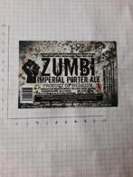 Bieretiekt Zumbi, Verzamelen, Biermerken, Ophalen of Verzenden, Nieuw