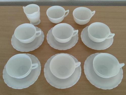 Set van 6 tassen en ondertas voor 1€, Antiek en Kunst, Antiek | Servies los, Ophalen