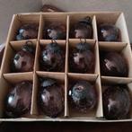 32 Heksenballen/kerstballen, amethist en goudkleurig, Ophalen