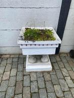 2 retro bloembakken voor tuin van jaren  1940, Ophalen, Steen, Gebruikt, Vierkant