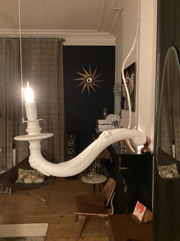 Suspension lumineuse en céramique Déja-Vu Nu Karman, Huis en Inrichting, Lampen | Hanglampen, Zo goed als nieuw, Overige materialen