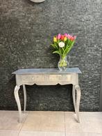 Stijlvol tafeltje met 2 lades, Huis en Inrichting, Tafels | Sidetables, Ophalen, Metaal