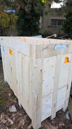 Paletten en houten verpakkingsmateriaal / kratten gratis, Doe-het-zelf en Bouw, Ophalen