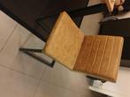 6 eetkamerstoelen in camelkleur, Antiek en Kunst, Ophalen