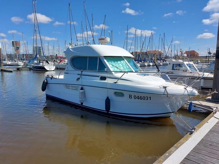 Jeanneau Merry Fisher 805, Watersport en Boten, Motorboten en Motorjachten, Gebruikt, Polyester, 6 tot 9 meter, Diesel, Binnenboordmotor
