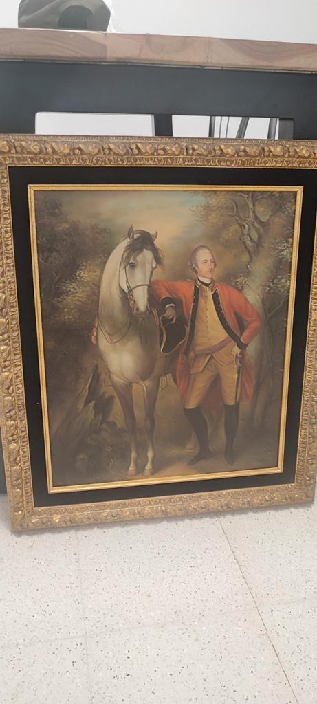 Oude olie schilderij op doek Eduard burggraaf liganier, Antiek en Kunst, Kunst | Schilderijen | Klassiek, Ophalen of Verzenden