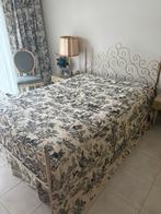 koperen bed met veermatras, Huis en Inrichting, Slaapkamer | Bedden, Ophalen