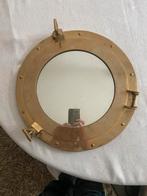 Fenêtre de bateau en cuivre d'origine avec miroir, Maison & Meubles, Accessoires pour la Maison | Miroirs, Enlèvement, Utilisé