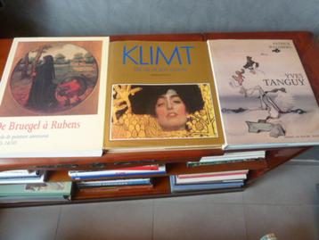 3 grands livres peinture: Klimt, Tanguy, De Bruegel à Rubens, Enlèvement ou Envoi, Utilisé, Peinture et dessin
