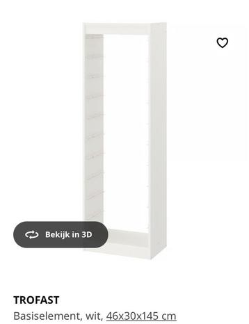 Ikea Trofast kast wit - 145 cm - 4 stuks beschikbaar beschikbaar voor biedingen