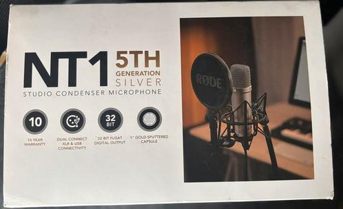 Røde NT1 5th Gen silver condensator microfoon, Muziek en Instrumenten, Microfoons, Zo goed als nieuw, Ophalen of Verzenden