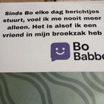 BO BABBEL, Ophalen of Verzenden, Zo goed als nieuw