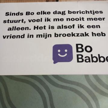 BO BABBEL  beschikbaar voor biedingen