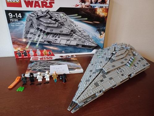 LEGO Star Wars 75190 First Order Star Destroyer, Verzamelen, Star Wars, Zo goed als nieuw, Ophalen
