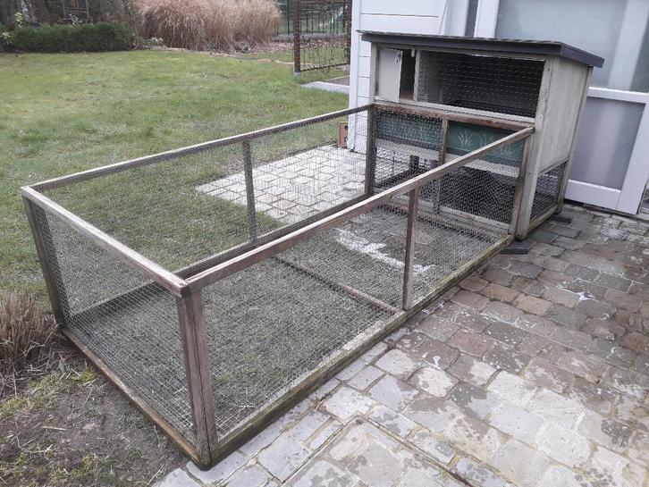Konijnenhok, Dieren en Toebehoren, Knaagdieren en Konijnen | Hokken en Kooien, Gebruikt, Hok, 90 cm of meer, 110 cm of meer, Cavia