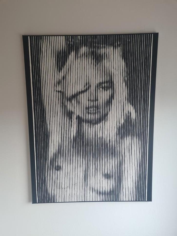 Popart, kunst, wanddecoratie, Gerke Rienks, Antiek en Kunst, Kunst | Schilderijen | Modern, Ophalen of Verzenden