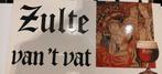 Zulte Van't vat, Reclamebord, Ophalen of Verzenden, Zo goed als nieuw
