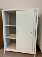 Metalen kastjes + trapeziumtafel - ideaal voor op kot!!, Huis en Inrichting, Kasten | Overige, Ophalen, Gebruikt