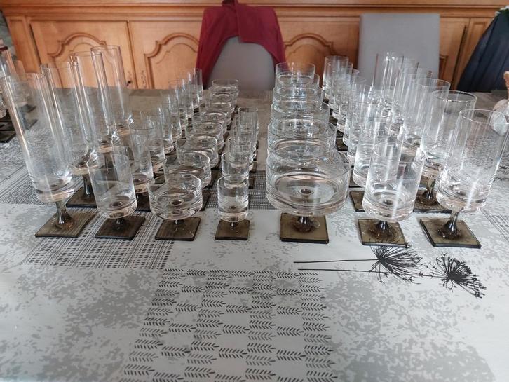 Verres vintage Rosenthal série Berlin, Verzamelen, Glas en Drinkglazen, Gebruikt, Ophalen