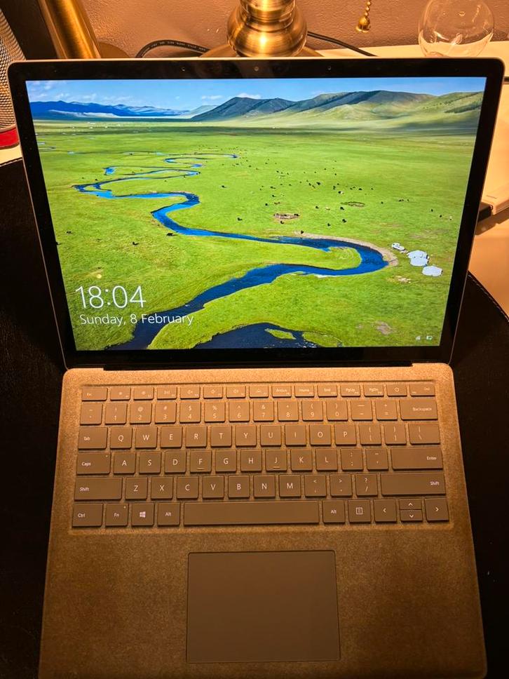Microsoft Surface laptop, Computers en Software, Windows Laptops, Gebruikt, SSD, Qwerty, Met touchscreen, Ophalen