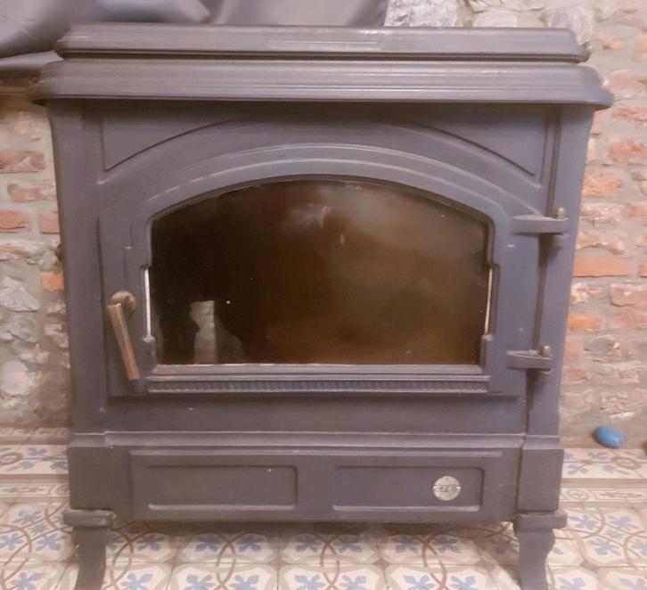 EFEL poêle/chaudière en fonte au mazout à vendre, Maison & Meubles, Poêles, Utilisé, Enlèvement