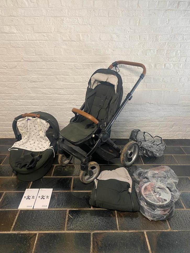 Mutsy Evo kinderwagen, met toebehoren., Kinderen en Baby's, Buggy's, Zo goed als nieuw, Maxi-Cosi, Ophalen