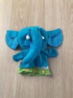Handpop olifant, Kinderen en Baby's, Speelgoed | Knuffels en Pluche, Ophalen, Olifant