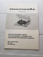 Marantz TT 2000 Owners manual, Livres, Catalogues & Dépliants, Enlèvement