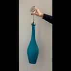 Vintage lichte hanglamp, Ophalen, 50 tot 75 cm, Années 50, Glas