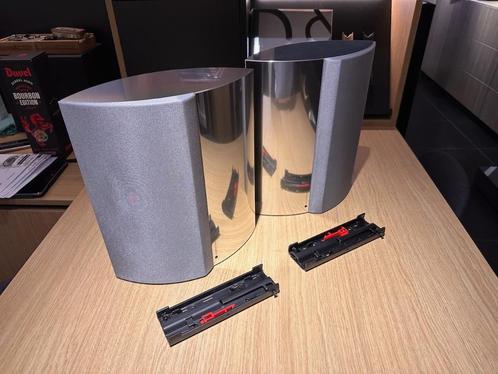 Bang & Olufsen Beolab 4000 MK2 Silver active speakers - B&O, Audio, Tv en Foto, Luidsprekerboxen, Zo goed als nieuw, Front, Rear of Stereo speakers